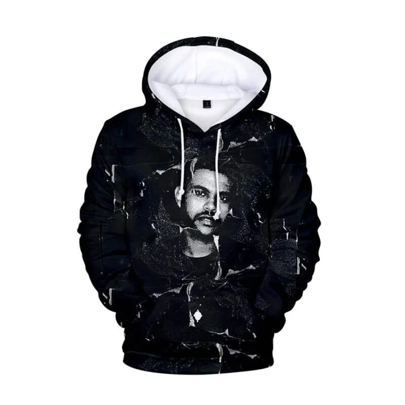 Weeknd has been seen sporting hoodies particularly oversized